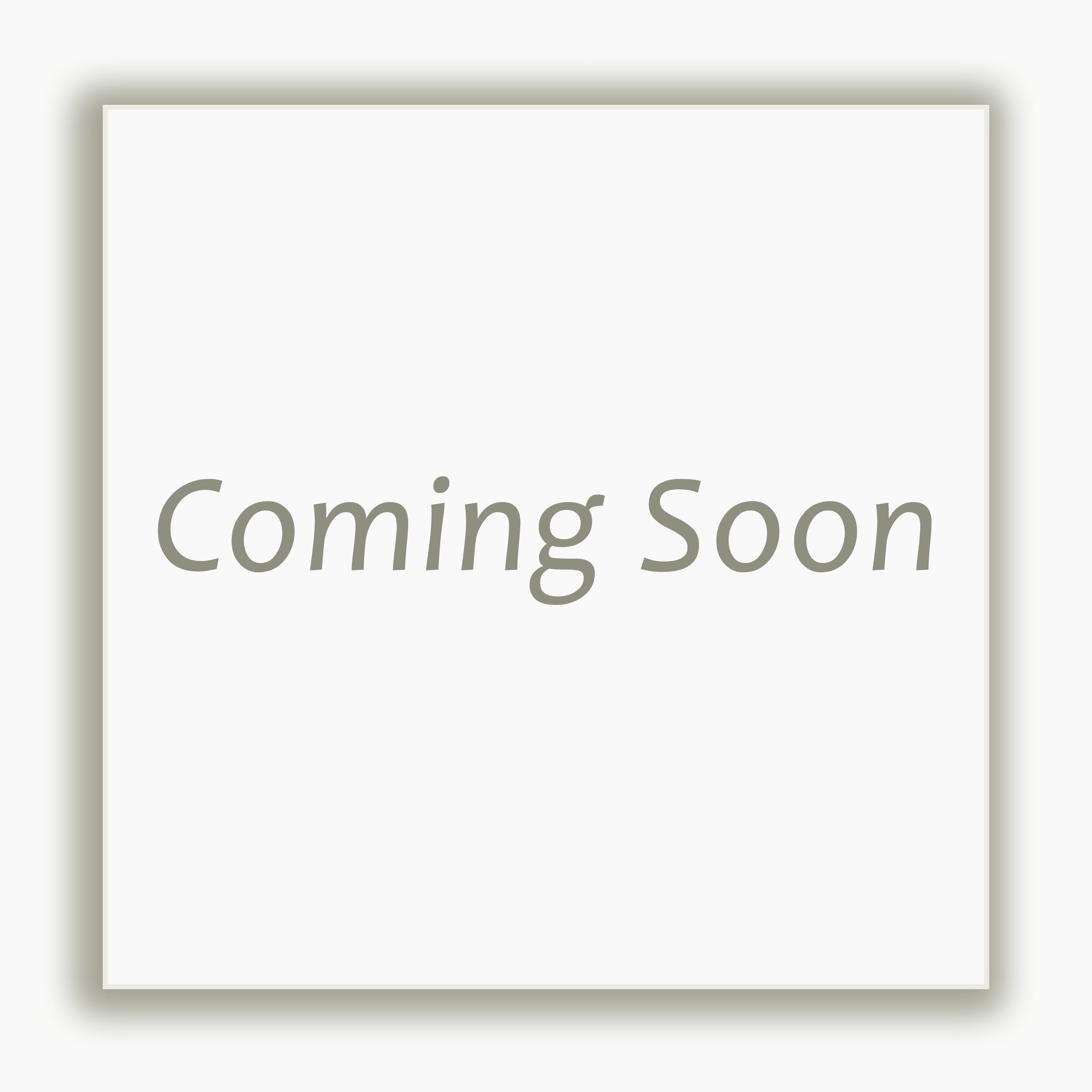 Coming Soon