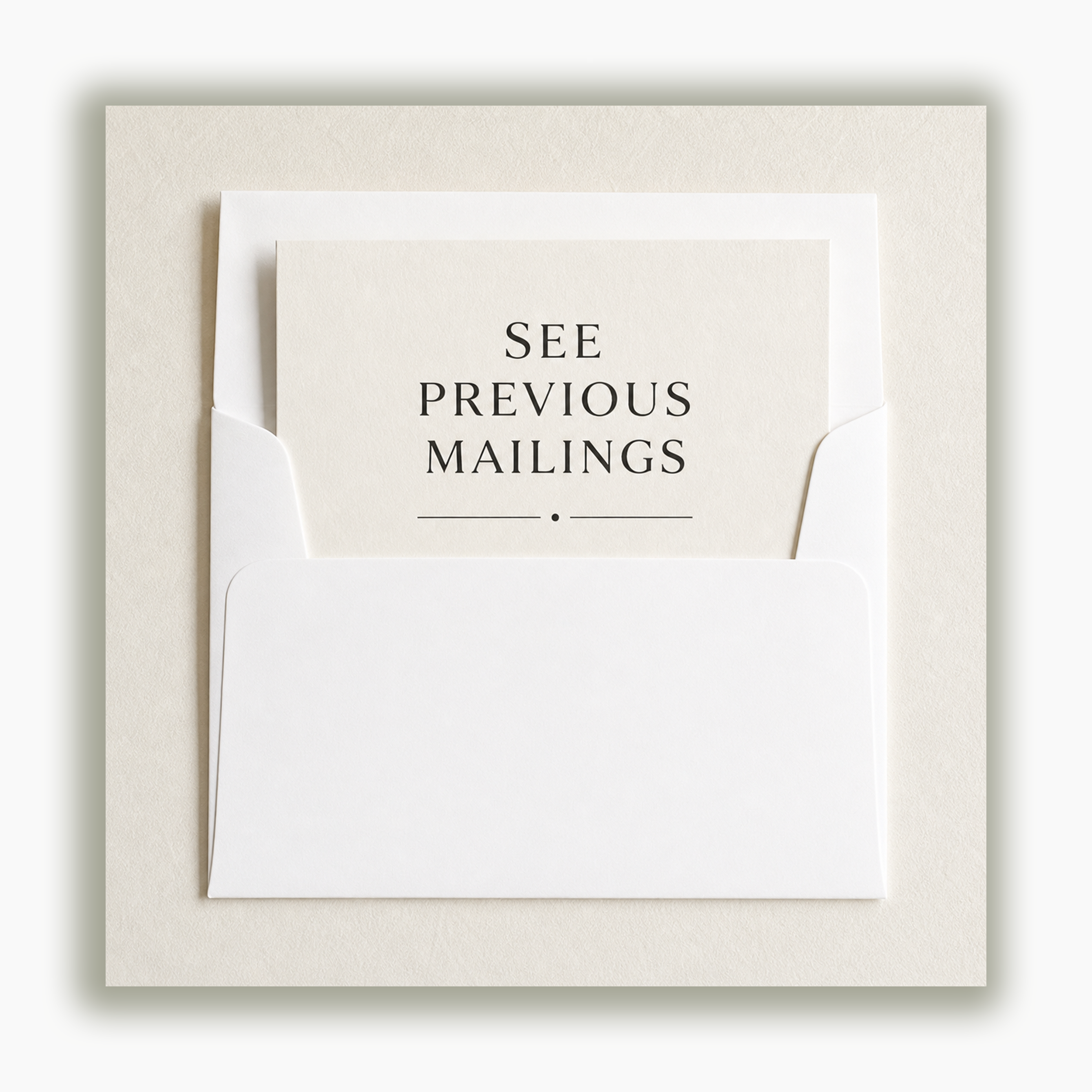 See previous mailings